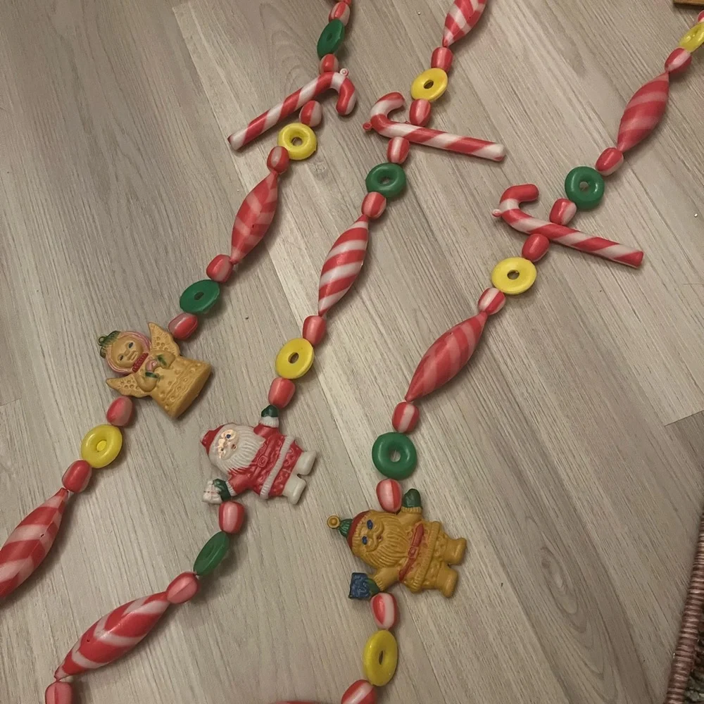 3 sets of Colorful Candy and Character Garland